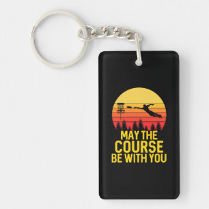 Disc Golf With You Keychain