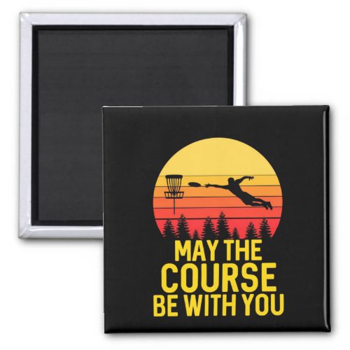Disc Golf With You Magnet
