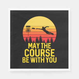 Disc Golf With You Napkins