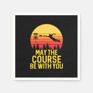 Disc Golf With You Napkins