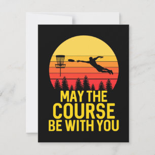 Disc Golf With You Note Card