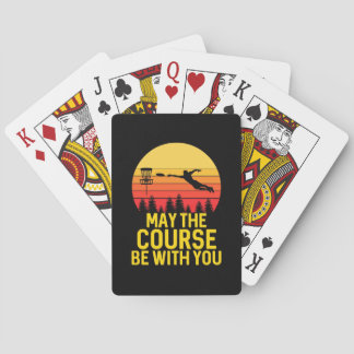 Disc Golf With You Poker Cards