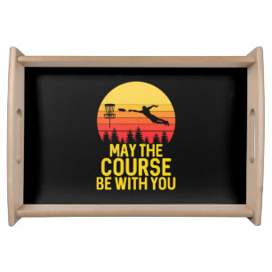 Disc Golf With You Serving Tray