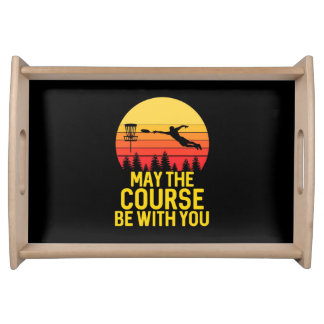 Disc Golf With You Serving Tray
