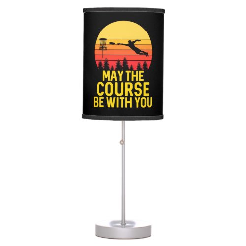 Disc Golf With You Table Lamp