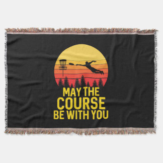 Disc Golf With You Throw Blanket