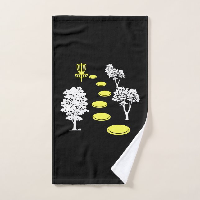 Disc Golf Woods Disc Golfer Gift Hand Towel (Hand Towel)