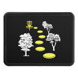 Disc Golf Woods Disc Golfer Gift Hitch Cover