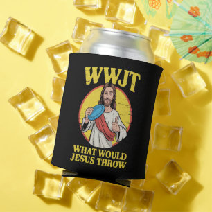 Disc Golf Wwjt What Would Jesus Throw Frisbee  Can Cooler