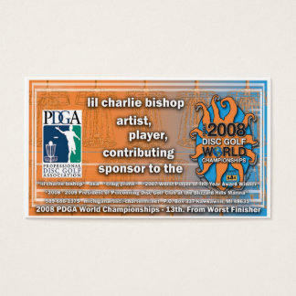 disc golfer Craig Prime's WORLDS 2008 debut