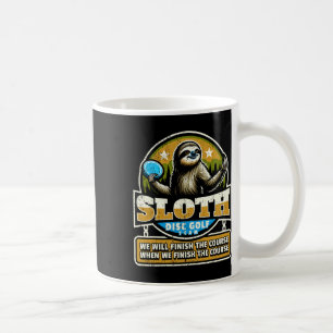 Disc Golfer I Funny Sloth Disc Golf Player Coffee Mug