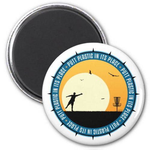 Disc Golfer Magnet