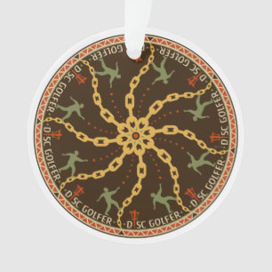 Disc Golfer Ornament