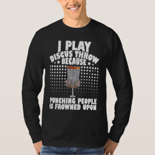 Disc Golfer Putter Flying Disc Throwing Disc  15 T-Shirt