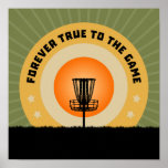 Disc Golfing Poster
