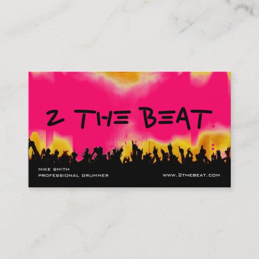 Customizable Disc Jockey Business Card