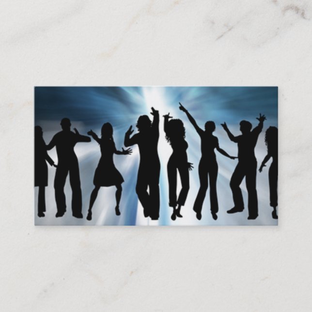 Disc Jockey Business Card (Front)