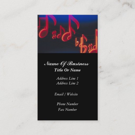 Customizable Disc Jockey Business Card