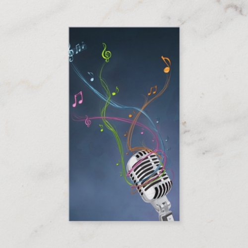 Disc Jockey Business Card