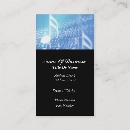 Customizable Disc Jockey Business Card