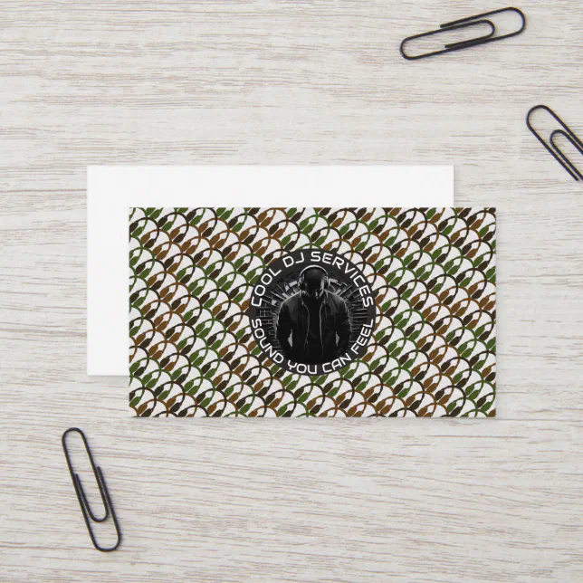 Disc Jockey DJ Music Mixer Dance Party Celebration Business Card | Zazzle