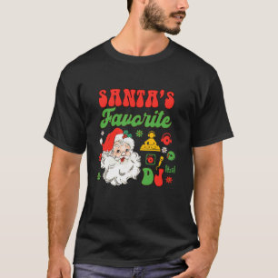 Disc Jockey Music Producer Christmas Santa s Favor T-Shirt