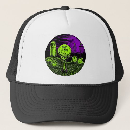 Disc Or Die _ Disc Golf Design Trucker Hat