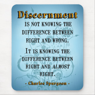 Discernment Mouse Pad
