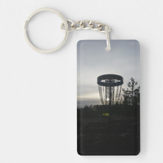 Discgolf winter keychain