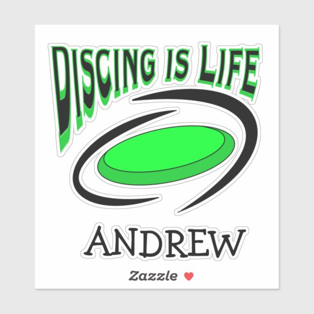 Discing is Life | Disc Golf  Sticker (Sheet)