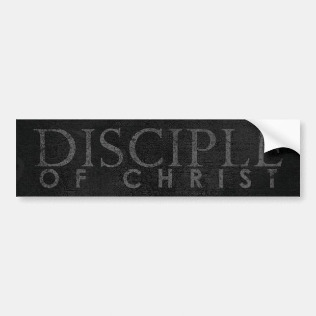 Disciple Of Christ Bumper Sticker (Front)