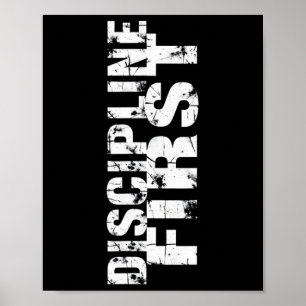 Discipline Beats Motivation1 Poster