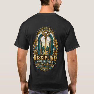 Discipline Builds Freedom Key Motivational T-Shirt