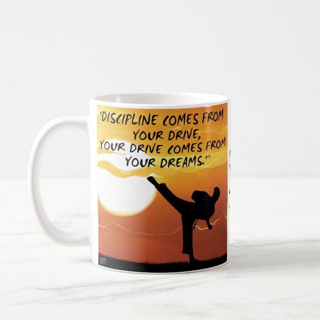 "Discipline" Coffee Mug (Left)