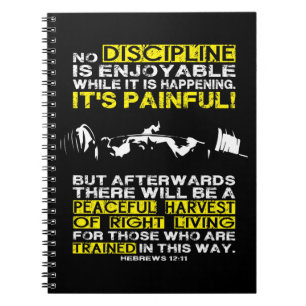 DISCIPLINE - Deadlift Workout Motivational Notebook