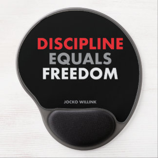 "Discipline Equals freedom " Jocko Willink Gel Mouse Pad