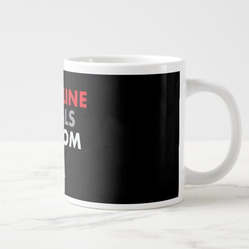 Discipline equals freedom Jocko Willinks quote Giant Coffee Mug