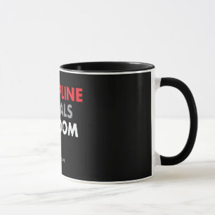 Discipline equals freedom Jocko Willink's quote Mug