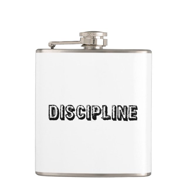 Discipline Flask (Front)