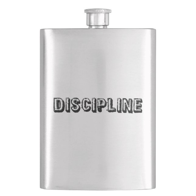 Discipline Flask (Front)
