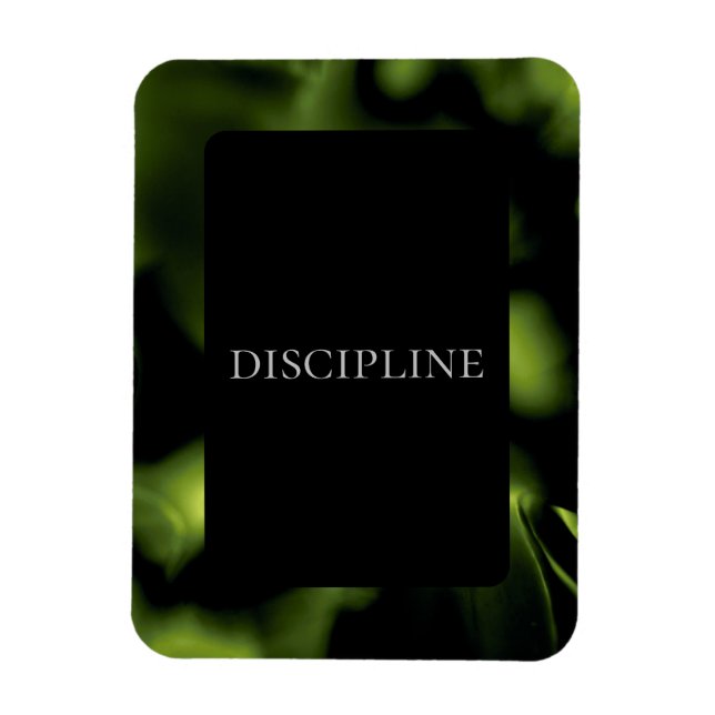 "Discipline" Flexible Photo Magnet (Vertical)