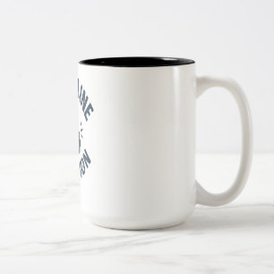 DIscipline Greater than Motivation- Gym Fitness Two-Tone Coffee Mug