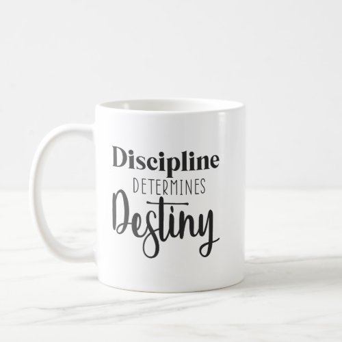 Discipline _ Hustle Gym Success Motivational Coffee Mug