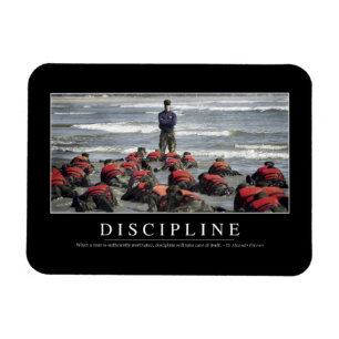 Discipline: Inspirational Quote Magnet