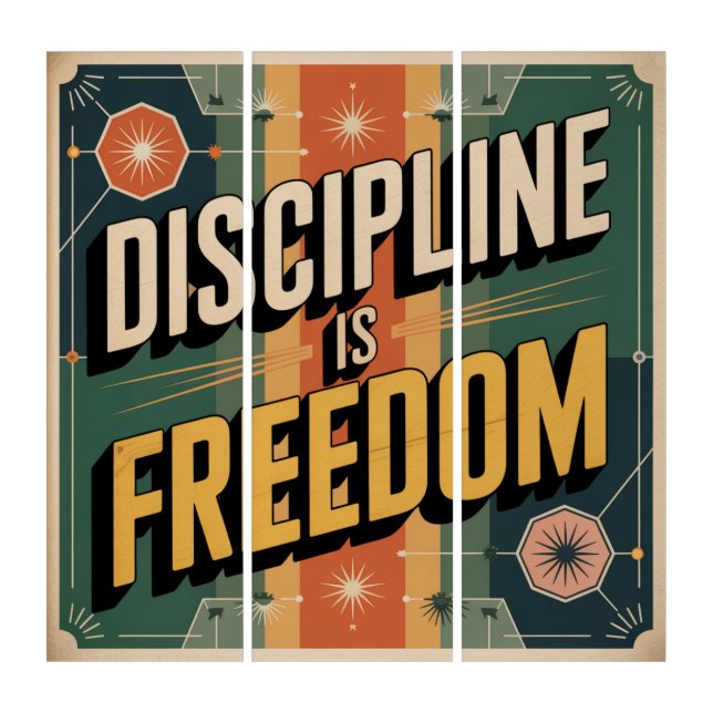 Discipline Is Freedom Triptych (Front)