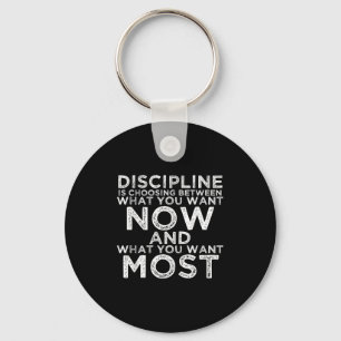 Discipline Motivational Quotes Inspirational Gifts Keychain
