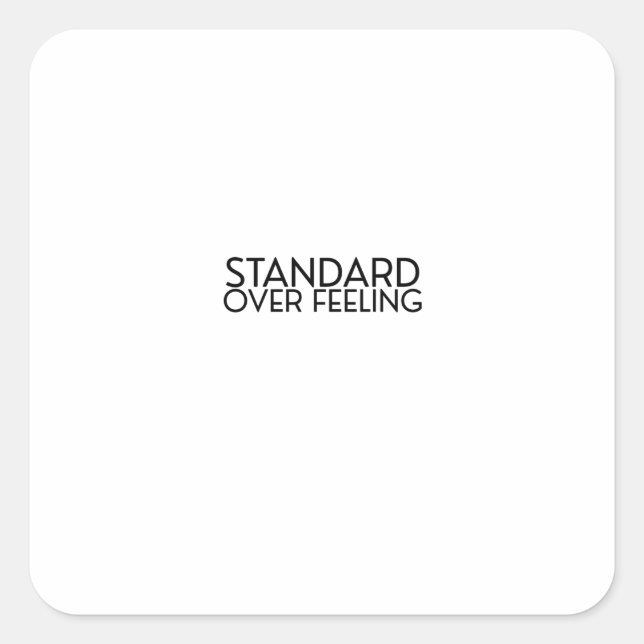 Discipline Over Motivation Bold Minimalist Sticker (Front)