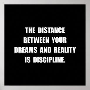 Discipline Quote Poster