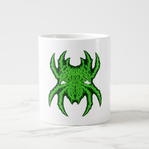 Discipline Spider Green Gym Bodybuilding Art Giant Coffee Mug