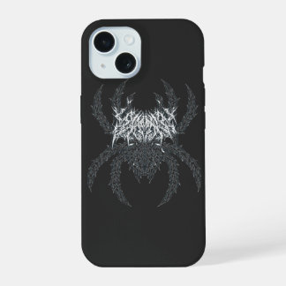 Discipline Spider Gym Fitness Graphic iPhone 15 Case